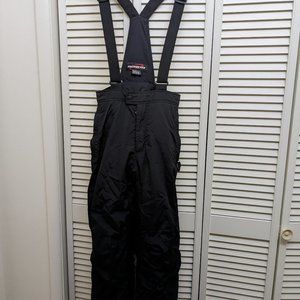 Obermeyer Men's Soft-Shell Insulated Suspender Ski Pants Bib - Black